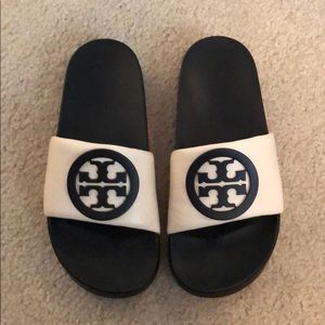 Authentic Tory Burch Lina slides